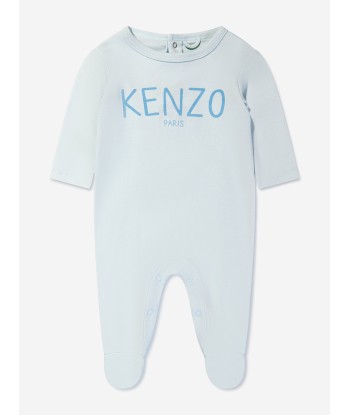 KENZO Baby Boys Organic Cotton 3 Piece Gift Set in Blue des créatures d'habitude