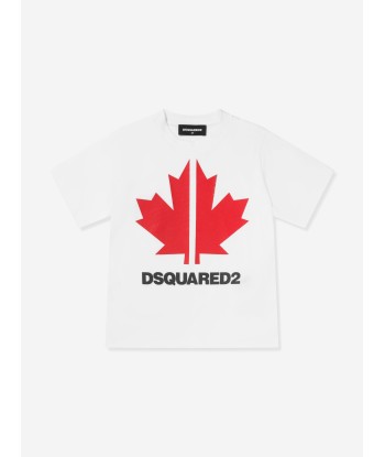 Dsquared2 Kids Slouch Fit Logo Printed T-Shirt la colonne vertébrale