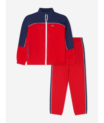 Lacoste Boys Colourblock Funnel Neck Tracksuit Découvrez la collection