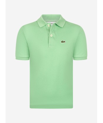 Lacoste Boys Logo Polo Shirt in Green Amélioration de cerveau avec