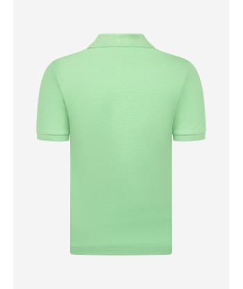 Lacoste Boys Logo Polo Shirt in Green Amélioration de cerveau avec