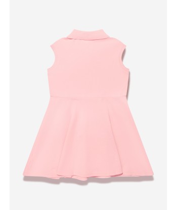 Lacoste Girls Sleeveless Polo Dress in Pink Les êtres humains sont 