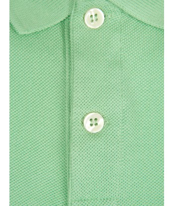 Lacoste Boys Logo Polo Shirt in Green Amélioration de cerveau avec