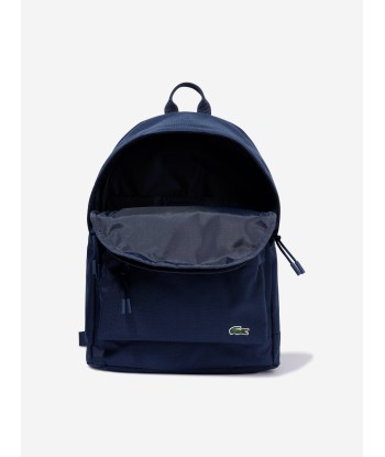 Lacoste Kids Logo Backpack in Navy sur le site 