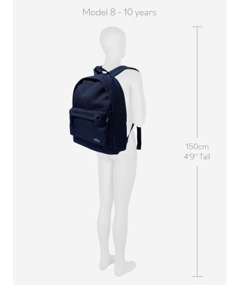 Lacoste Kids Logo Backpack in Navy sur le site 