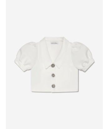 Mama Luma Girls Blouse in Ivory des créatures d'habitude