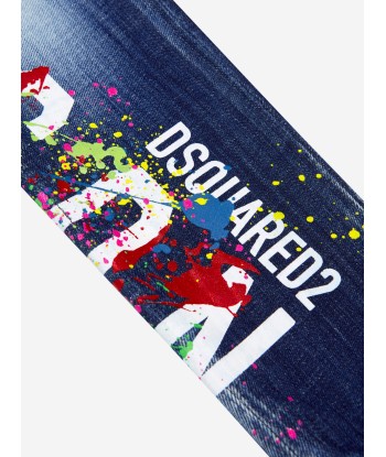 Dsquared2 Boys Icon Paint Splatter Jeans des créatures d'habitude