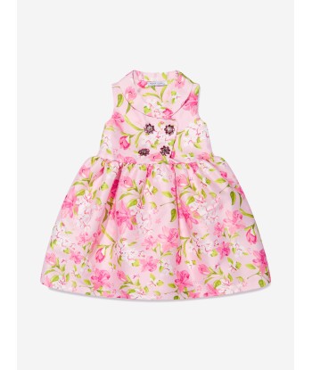 Mama Luma Girls Floral Dress in Pink commande en ligne