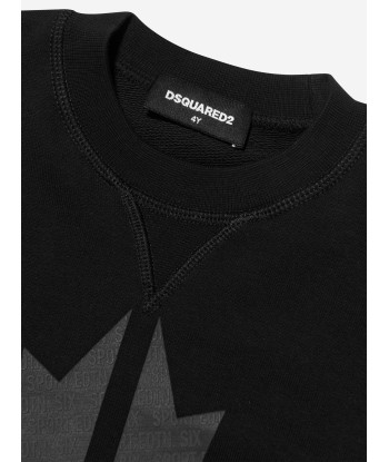 Dsquared2 Kids Slouch Fit Logo Printed Sweatshirt des créatures d'habitude