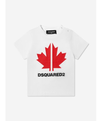 Dsquared2 Baby Maple Leaf T-Shirt À commander