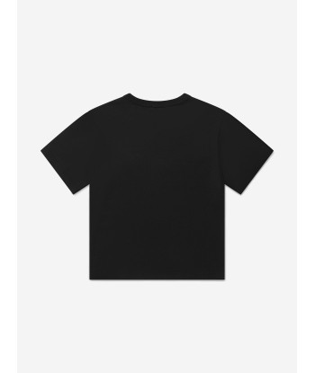 Dolce & Gabbana Boys Logo T-Shirt in Black solde