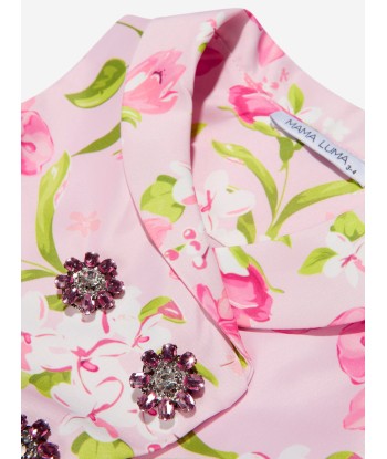 Mama Luma Girls Floral Dress in Pink commande en ligne