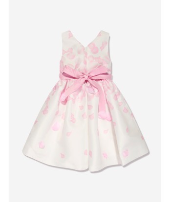 Mama Luma Girls Petal Dress in Ivory plus qu'un jeu 