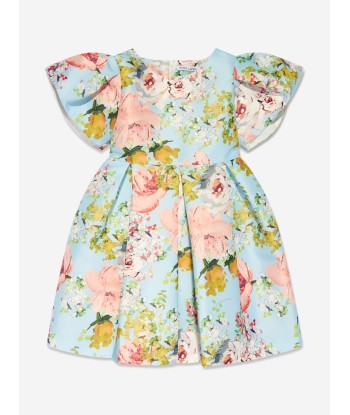 Mama Luma Girls Floral Dress in Blue suggérées chez