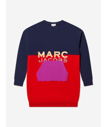 MARC JACOBS Girls Embroide Logo Sweater Dress Les magasins à Paris