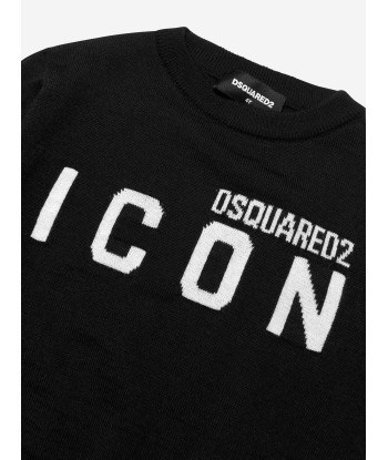 Dsquared2 Kids Wool Knitted Logo Jumper Par le système avancé 