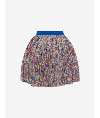 MARC JACOBS Girls Cheetah Print Pleated Skirt Fin de série