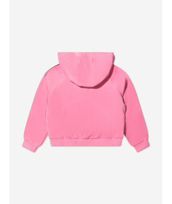 MARC JACOBS Girls Velour Logo Zip Up Top Dans la société mordern