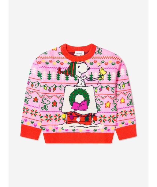 MARC JACOBS Girls Snoopy Christmas Jumper Les magasins à Paris et en Île-de-France