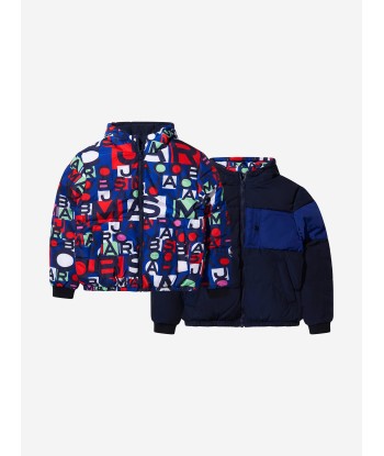 MARC JACOBS Boys Monogram Reversible Puffer Jacket ou a consommer sur place