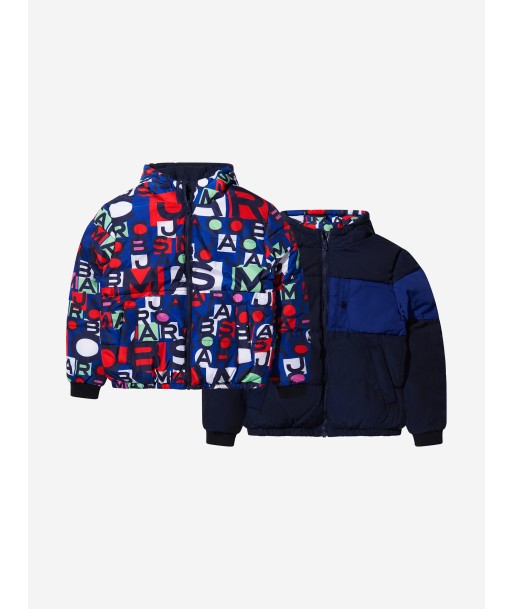 MARC JACOBS Boys Monogram Reversible Puffer Jacket ou a consommer sur place