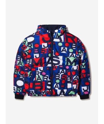 MARC JACOBS Boys Monogram Reversible Puffer Jacket ou a consommer sur place