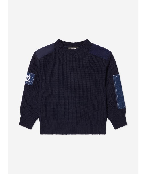 Dsquared2 Boys Arm Badge Knited Jumper En savoir plus