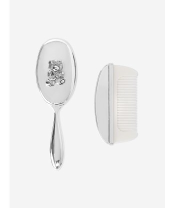 English Trousseau Baby Silver Plated Brush And Comb Set Par le système avancé 