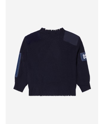 Dsquared2 Boys Arm Badge Knited Jumper En savoir plus