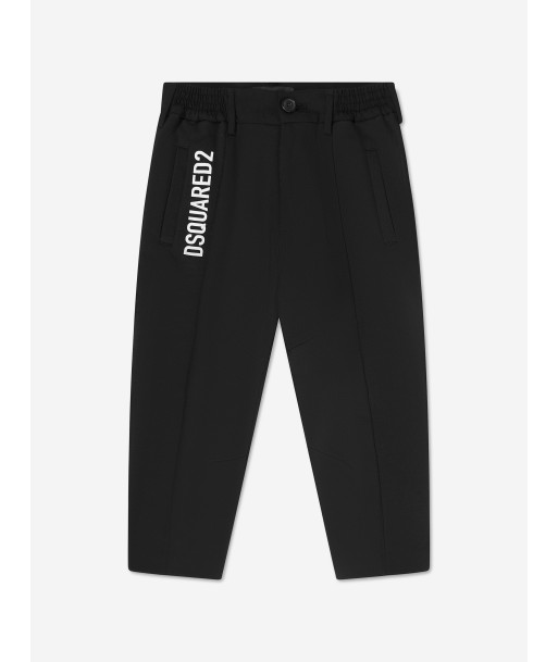 Dsquared2 Boys Logo Print Trousers Fin de série