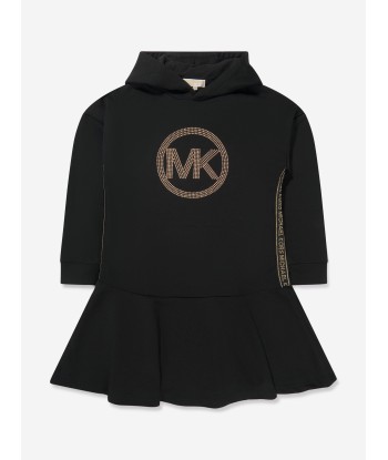 Michael Kors Girls Diamante Logo Hooded Dress la livraison gratuite