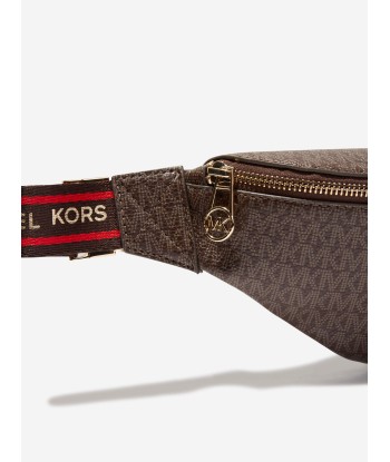 Michael Kors Girls Logo Belt Bag in Brown les muscles