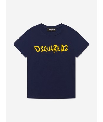 Dsquared2 Kids Rock Logo T-Shirt le concept de la Pate a emporter 