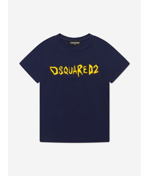 Dsquared2 Kids Rock Logo T-Shirt le concept de la Pate a emporter 