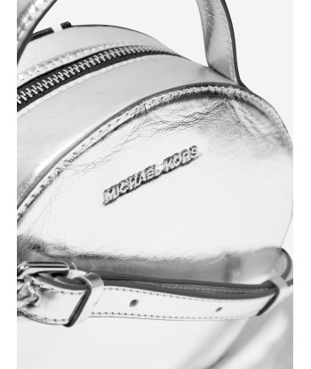 Michael Kors Girls Round Logo Handle Bag in Silver les ligaments