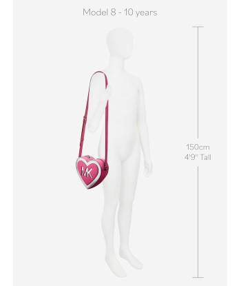 Michael Kors Girls Heart Logo Shoulder Bag in Pink vous aussi creer 