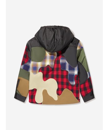 Dsquared2 Boys Checked Camo Contrast Over Jacket sélection de produits