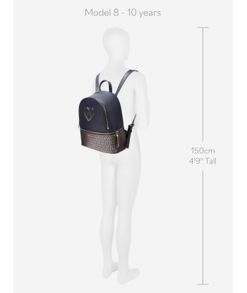 Michael Kors Girls Logo Backpack in Navy Dans la société mordern