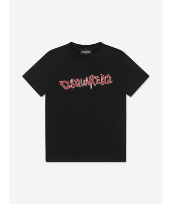 Dsquared2 Kids Rock Logo T-Shirt de France