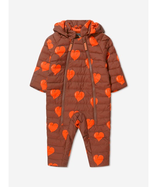 Mini Rodini Baby Girls Hearts Insulator Overall est présent 