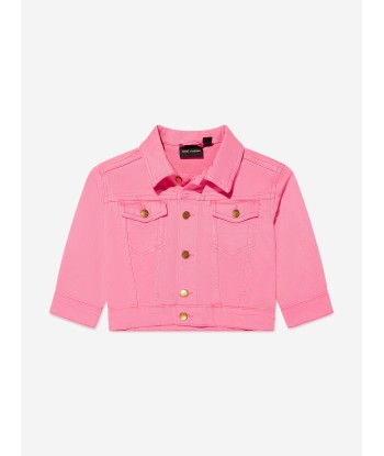 Mini Rodini Girls Organic Cotton Nessie Jacket in Pink outlet