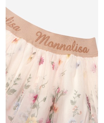 Monnalisa Girls Floral Tulle Skirt 2023