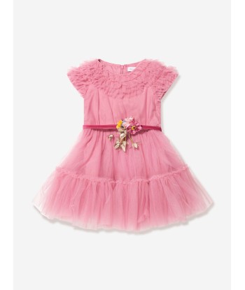 Monnalisa Girls Tulle Flower Dress l'achat 