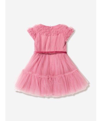 Monnalisa Girls Tulle Flower Dress l'achat 