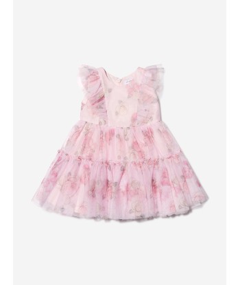 Monnalisa Baby Girls Tulle Rose Dress des créatures d'habitude