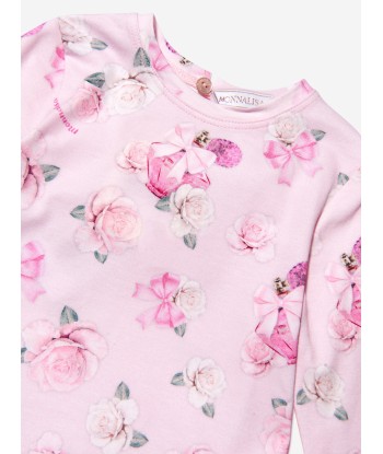 Monnalisa Baby Girls Rose Print Dress Voir les baskets