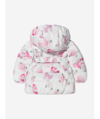 Monnalisa Baby Girls Down Padded Rose Jacket soldes