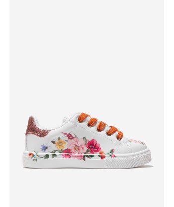 Monnalisa Girls Leather Floral Trainers sélection de produits