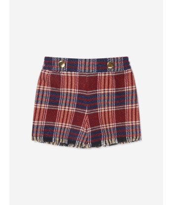 Monnalisa Girls Checked Tartan Shorts de l' environnement