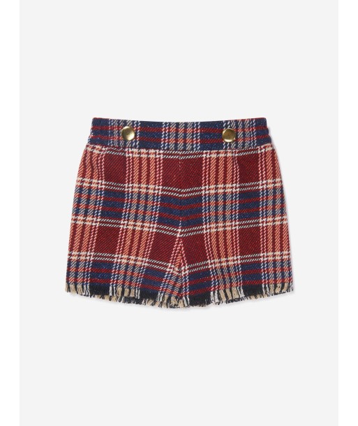 Monnalisa Girls Checked Tartan Shorts de l' environnement